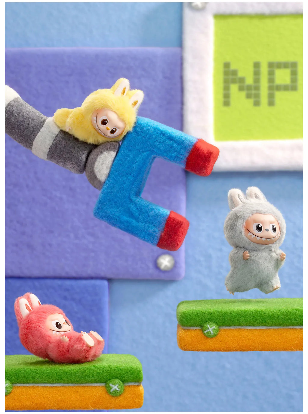Pop Mart Labubu Pin for Love Series Blind Box (A-M) Yellow